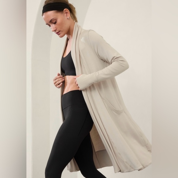 NWT-Athleta Abalone Pranayama Long Wrap, Large - Picture 5 of 10